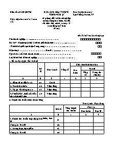 Mẫu Báo cáo hoạt động thương mại - Biểu số 04-CS/HĐTM