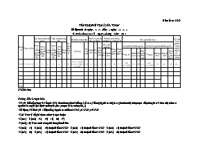 Biểu mẫu Tổng hợp kết quả xử lý đơn - Biểu số 01/XLD
